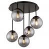 Lustra aplicata moderna HARMON 5L fumurie