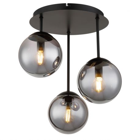 Lustre aplicate - Lustra aplicata moderna HARMON 3L fumurie