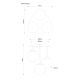 Lustre aplicate - Lustra aplicata moderna HARMON 3L sampanie/alb