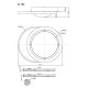 Lustre aplicate - Lustra aplicata tavan design circular LED MOON