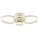 Plafoniere - Plafoniera LED design circular LORETTA cafenie
