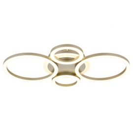 Plafoniere - Plafoniera LED design circular LORETTA cafenie