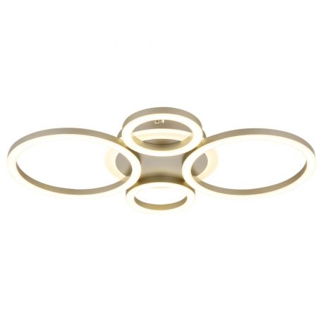 Plafoniere - Plafoniera LED design circular LORETTA cafenie