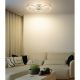 Plafoniere - Plafoniera LED design circular LORETTA cafenie