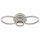 Plafoniere - Plafoniera LED design circular LORETTA cafenie