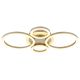 Plafoniere - Plafoniera LED design circular LORETTA cafenie
