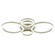 Plafoniere - Plafoniera LED design circular LORETTA cafenie