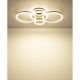Plafoniere - Plafoniera LED design circular LORETTA cafenie