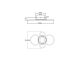 Plafoniere - Plafoniera LED design circular LORETTA cafenie