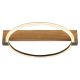 Plafoniere - Plafoniera LED metal cu efect de lemn FLETCHER