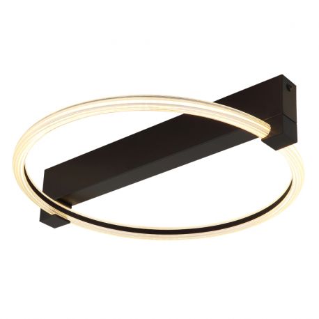 Plafoniere - Plafoniera LED metal negru FLETCHER
