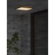 Iluminat pentru baie - Plafoniera LED design silm IP54 baie Oja square 29 negru 3000K