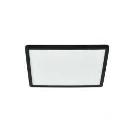 Iluminat pentru baie - Plafoniera LED design silm IP54 baie Oja square 29 negru 3000K