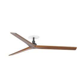 Lustre cu ventilator - Ventilator incastrabil tavan cu telecomanda KLIM L 150cm, negru/ nuc