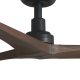 Lustre cu ventilator - Ventilator smart sistem TUYA si telecomanda KLIM L 150cm, negru/ nuc