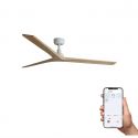 Ventilator smart sistem TUYA si telecomanda KLIM L 150cm, alb/ pin