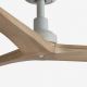 Lustre cu ventilator - Ventilator smart sistem TUYA si telecomanda KLIM M 125cm, alb/ pin