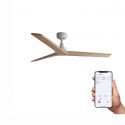 Ventilator smart sistem TUYA si telecomanda KLIM M 125cm, alb/ pin