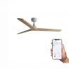 Ventilator smart sistem TUYA si telecomanda KLIM M 125cm, alb/ pin