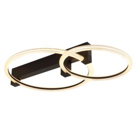 Plafoniere - Plafoniera LED metal negru FLETCHER