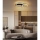 Plafoniere - Plafoniera LED metal negru FLETCHER