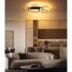 Plafoniere - Plafoniera LED metal negru FLETCHER
