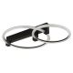 Plafoniere - Plafoniera LED metal negru FLETCHER