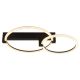 Plafoniere - Plafoniera LED metal negru FLETCHER