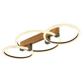 Plafoniere - Plafoniera LED metal cu efect de lemn FLETCHER D2