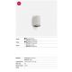 Aplice - Aplica perete exterior IP65, 1xGU10 ESTELA alb