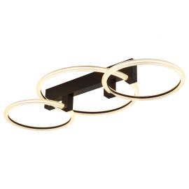 Plafoniere - Plafoniera LED metal negru FLETCHER D2