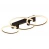Plafoniera LED metal negru FLETCHER D2