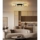 Plafoniere - Plafoniera LED metal negru FLETCHER D2