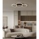 Plafoniere - Plafoniera LED metal negru FLETCHER D2