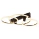 Plafoniere - Plafoniera LED metal negru FLETCHER D2