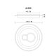 Plafoniere - Plafoniera LED moderna KRISWALL 49,5cm