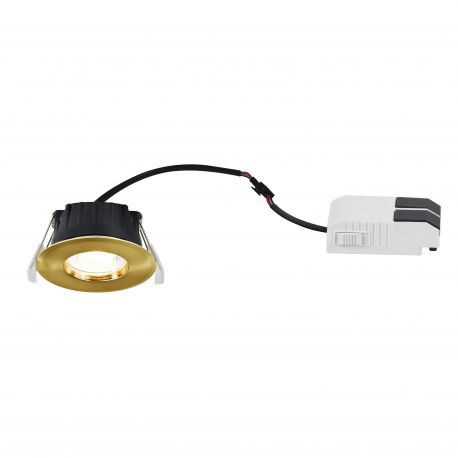 Iluminat pentru baie - Spot LED incastrabil baie IP65 Rosalee alama