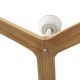 Lustre cu ventilator - Ventilator aplicat tavan cu telecomanda KLIM M 125cm, alb/ pin