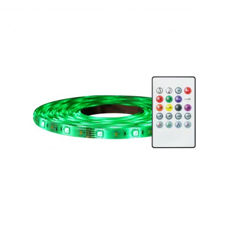 Iluminat pentru baie - Banda 5 metri IP44 LED mod Disco, telecomanda Led Strip Color