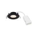 Spot LED incastrabil directionabil Monolo negru 