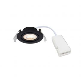 Spot LED incastrabil directionabil Monolo negru 
