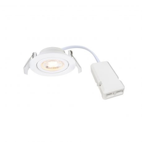 Spoturi tavan fals - Spot LED incastrabil directionabil Monolo alb
