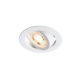 Spoturi tavan fals - Set de 3 spoturi LED incastrabile directionabile Monolo alb