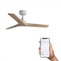 Ventilator smart sistem TUYA si telecomanda KLIM S 92,5cm, alb/ pin