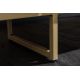 Masute Living - Masuta design retro Gatsby 110cm Mango/ marmura neagra