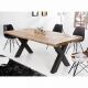Mese dining - Masa design industrial Iron Craft 200cm Mango