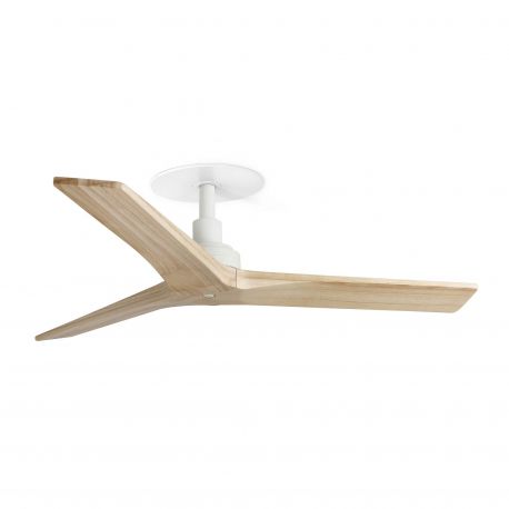 Lustre cu ventilator - Ventilator incastrat tavan cu telecomanda KLIM S 92,5cm, alb/ pin