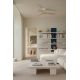 Lustre cu ventilator - Ventilator incastrat tavan cu telecomanda KLIM S 92,5cm, alb/ pin