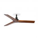 Ventilator incastrat tavan cu telecomanda KLIM S 92,5cm, negru/ nuc
