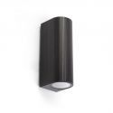 Aplica perete exterior IP65, 2xGU10 ESTELA negru